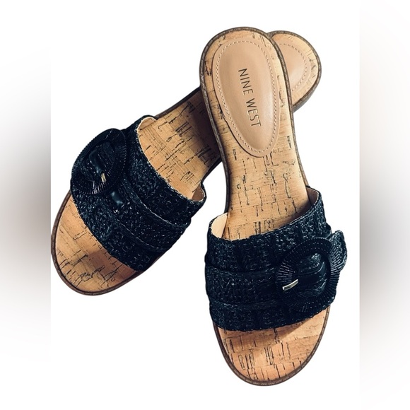 NWT Nine. Pappy Slide Sandal Black – Size 8 M - Picture 9 of 12